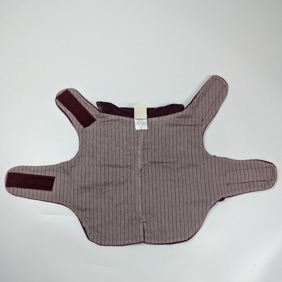 Martha Stewart Pets Burgundy Dog Overcoat/Cloak Medium - Picture 8 of 8
